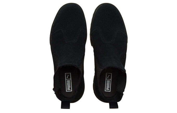(WMNS) Mayze Chelsea Suede “Triple Black”