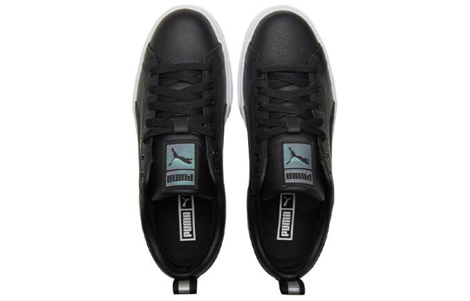 (WMNS) Mayze Lth Iridescent Sneakers Black/White