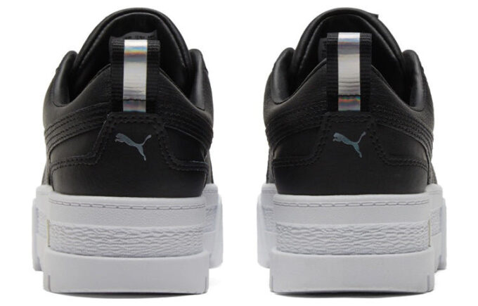 (WMNS) Mayze Lth Iridescent Sneakers Black/White