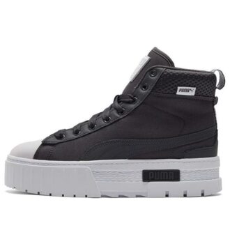 (WMNS) Mayze Mid Safari Casual Skateboarding Shoes Black