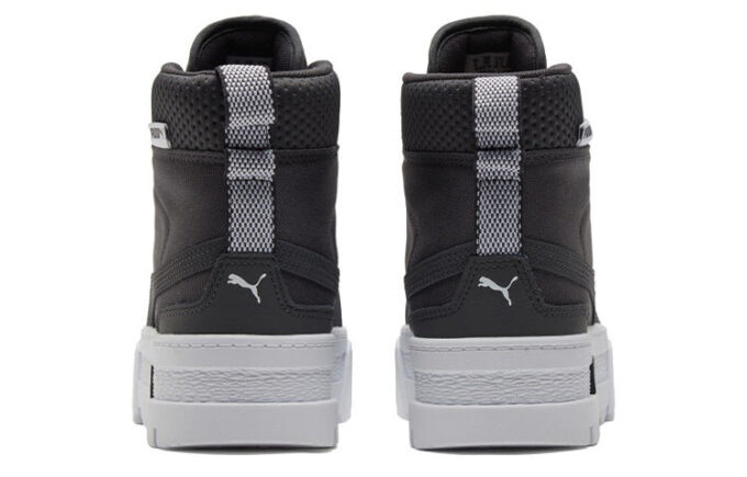 (WMNS) Mayze Mid Safari Casual Skateboarding Shoes Black