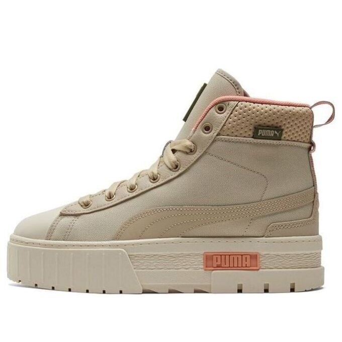 (WMNS) Mayze Mid Safari High-Top Sneakers Ivory