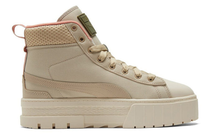 (WMNS) Mayze Mid Safari High-Top Sneakers Ivory