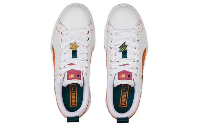 (WMNS) Mayze Pierced “White Orange Brick”