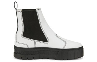 (WMNS) Mayze Pop Chelsea Boots “White Black”