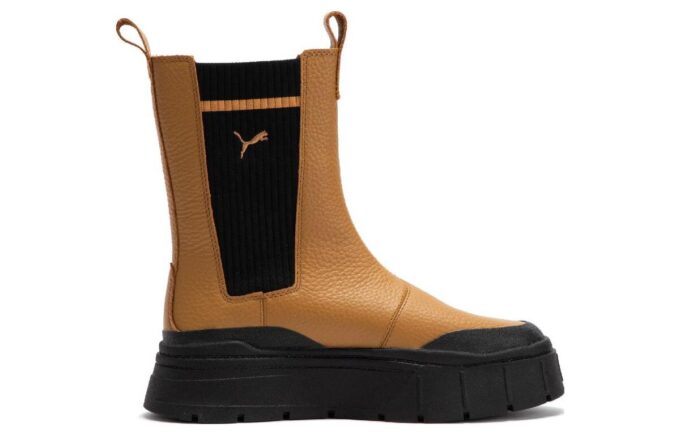 (WMNS) Mayze Stack Chelsea Boot “Desert Tan”