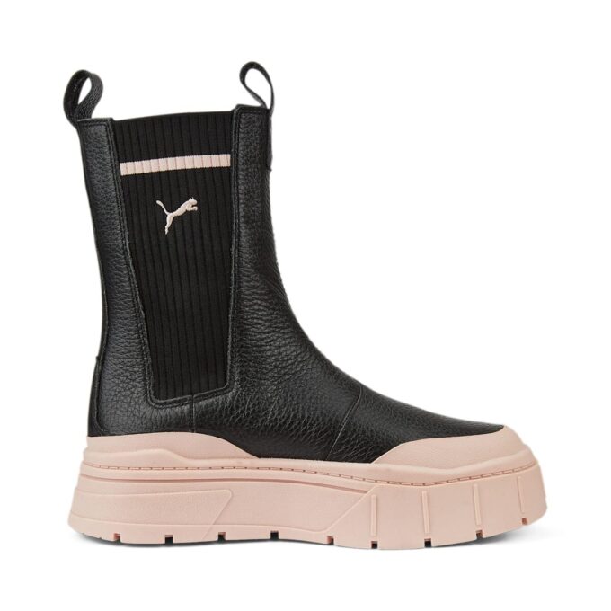 (WMNS) Mayze Stack Chelsea Boots “Black Rose Quartz”
