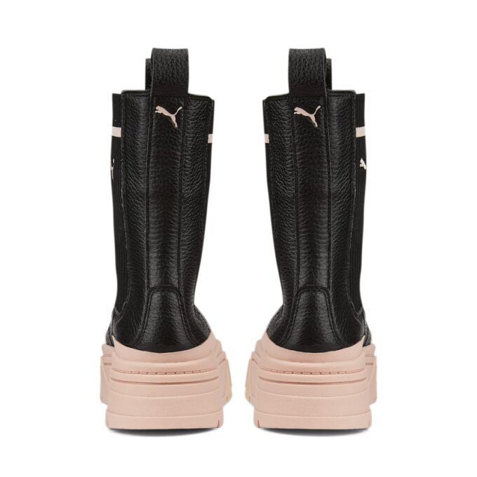 (WMNS) Mayze Stack Chelsea Boots “Black Rose Quartz”