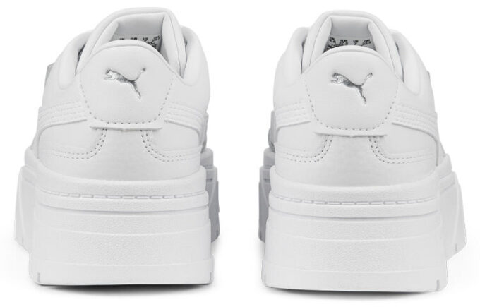 (WMNS) Mayze Stack Leather “Triple White”