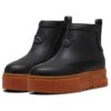 (WMNS) Mayze Wellis Leather Mid “Black”