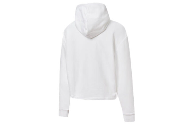 (WMNS) Metallic Logo Hoodie “White Gold”