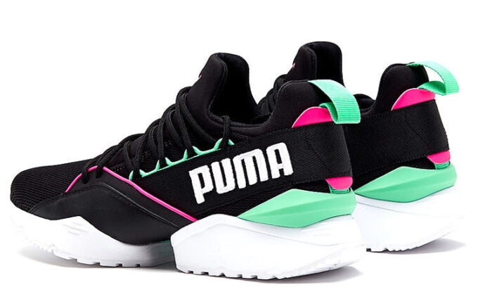 (WMNS) Muse Maia Street 1 Low-Top Running Shoes Black/Green