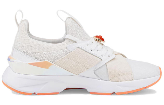 (WMNS) Muse X5 Crystal G “White Peach Pink”