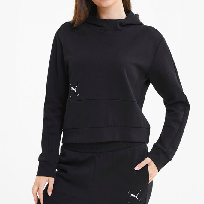 (WMNS) Nu-Tility Hoodie “Black White”