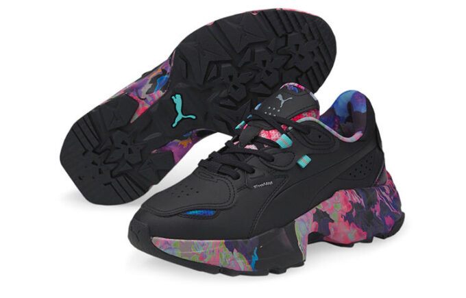 (WMNS) Orkid “Floral – Black Elektro Aqua”