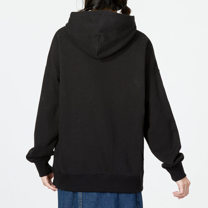 (WMNS) Oversized Graphic Hoodie “Black”