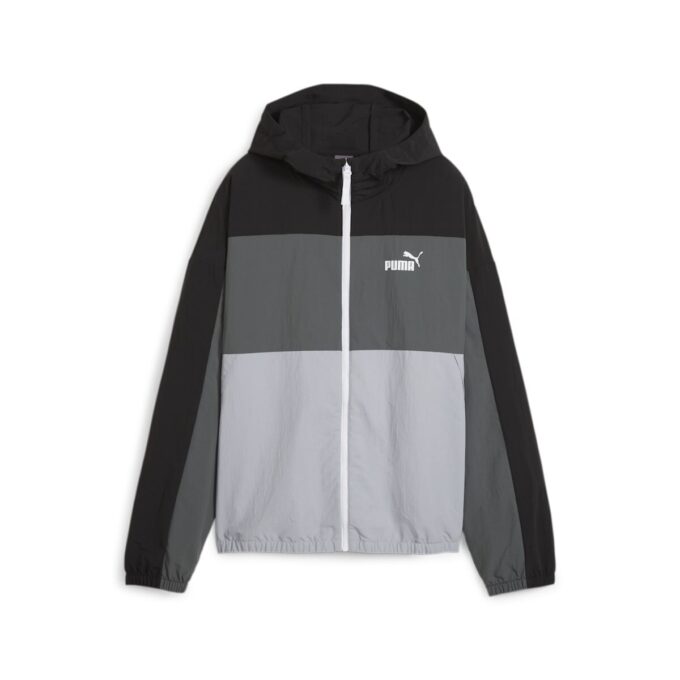 (WMNS) Oversized Hooded Windbreaker “Grey”