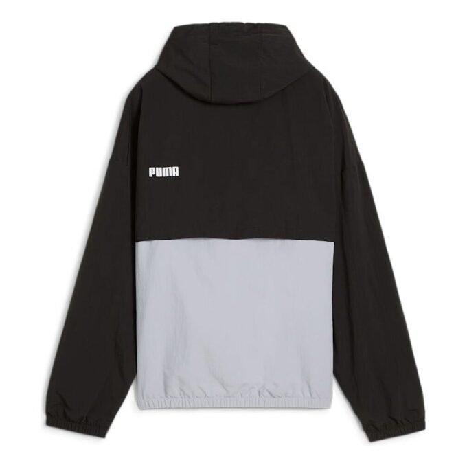 (WMNS) Oversized Hooded Windbreaker “Grey”