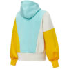 (WMNS) Panelled Hoodie “Blue Yellow White”
