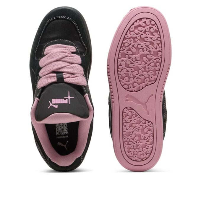(WMNS) Park Luna Satin “Princess Black Newlywed Pink”