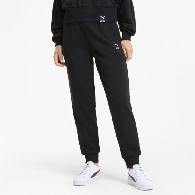 (WMNS) Pi Knit Sports Trousers Black