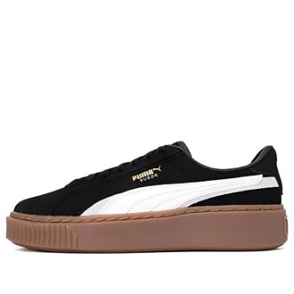 (WMNS) Platform Skate Shoes “Black White Brown”