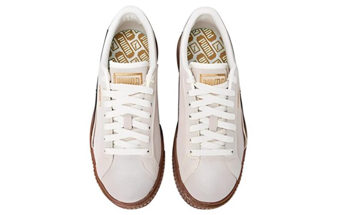 (WMNS) Platform Skate Shoes “Cream Black Brown”