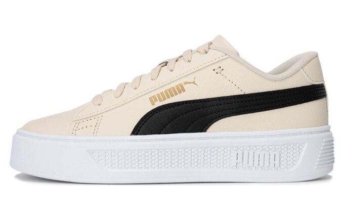 (WMNS) Platform Sneakers “Beige Black”