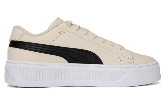 (WMNS) Platform Sneakers “Beige Black”