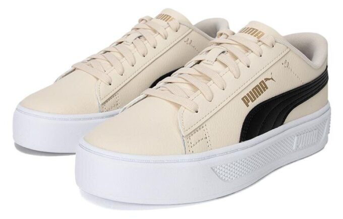 (WMNS) Platform Sneakers “Beige Black”