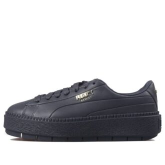 (WMNS) Platform Trace Premium Low-Top Sneakers Black