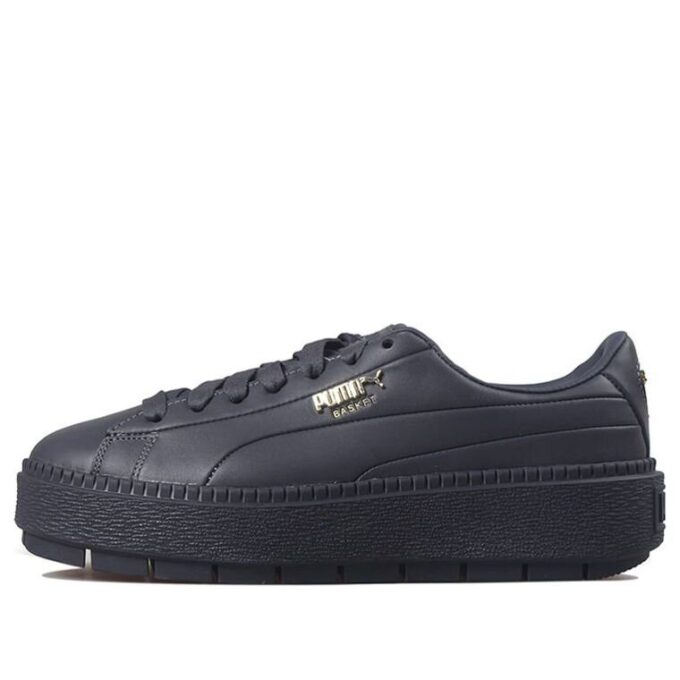 (WMNS) Platform Trace Premium Low-Top Sneakers Black