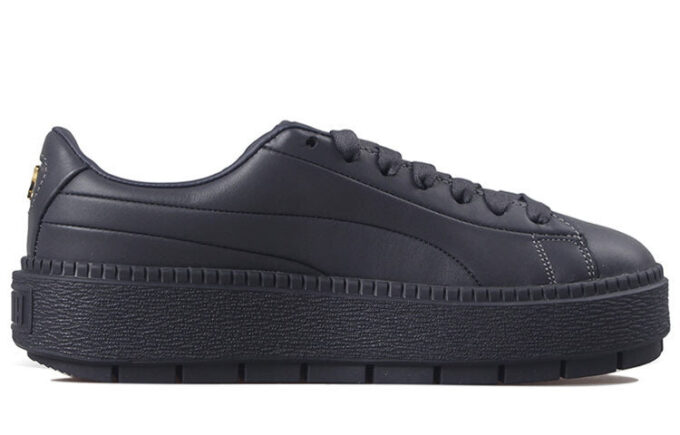 (WMNS) Platform Trace Premium Low-Top Sneakers Black
