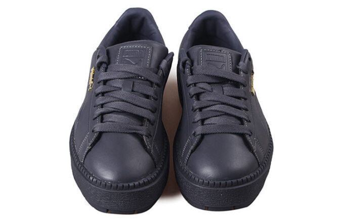 (WMNS) Platform Trace Premium Low-Top Sneakers Black