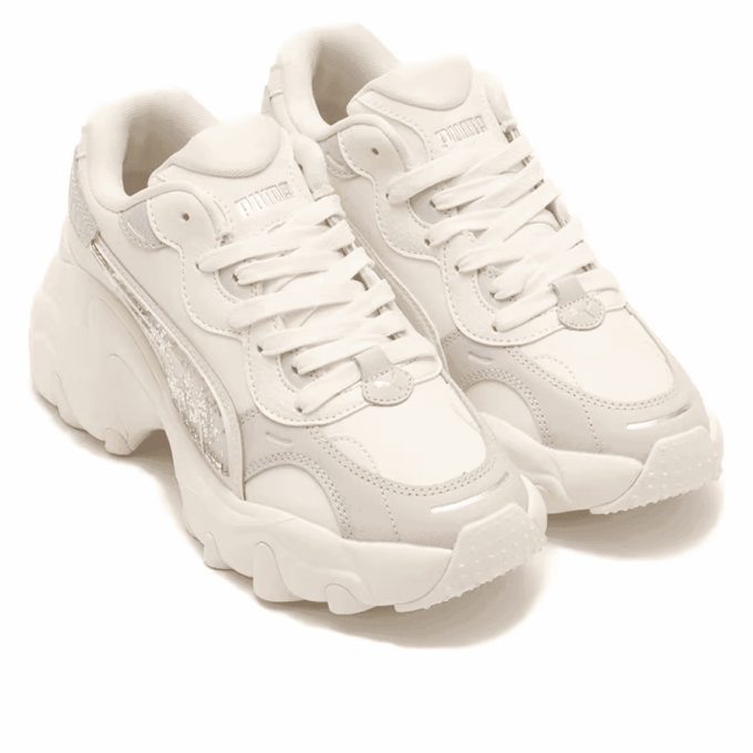 (WMNS) Pulsar Wedge “Sequin White”