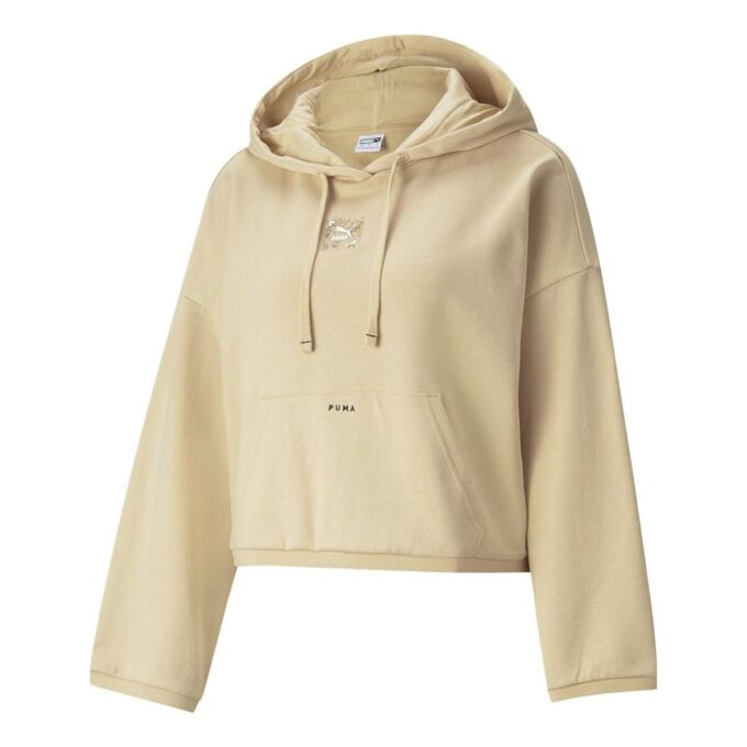 (WMNS) RE.GEN Cropped Hoodie “Yellow”