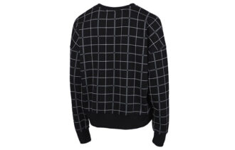 (WMNS) Rechack Pack Crew Sweatshirt “Black White”