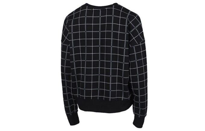 (WMNS) Rechack Pack Crew Sweatshirt “Black White”