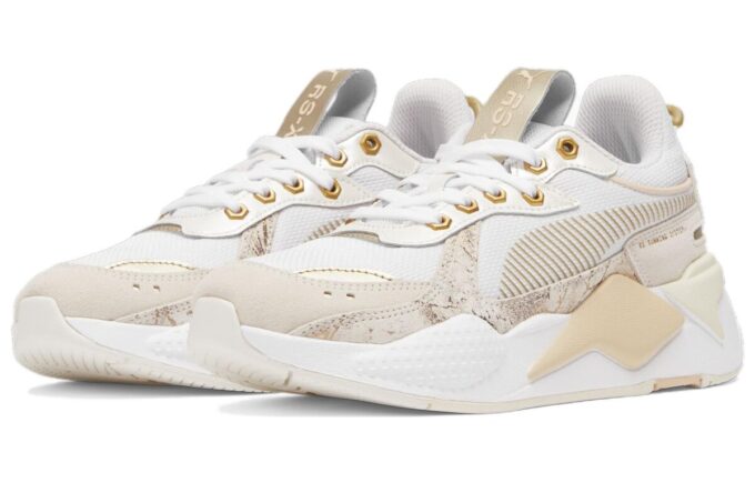 (WMNS) Rs-X Glimmer Sneakers “White Beige”