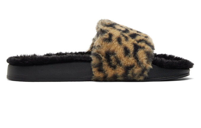 (WMNS) Shoes Sports slippers “Black Yellow”