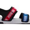 (WMNS) Signature Softride Casual Sandals Black Red Blue