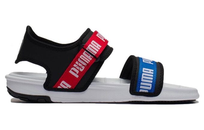 (WMNS) Signature Softride Casual Sandals Black Red Blue
