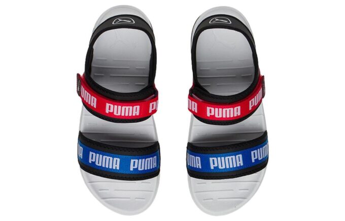 (WMNS) Signature Softride Casual Sandals Black Red Blue