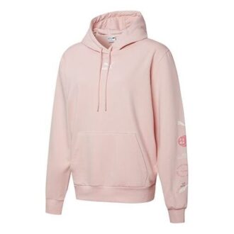 (WMNS) Small Logo Hoodie “Light Pink”