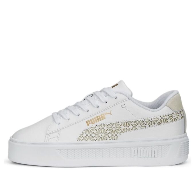 (WMNS) Smash Platform V3 “Laser Cut White Pristine Gold”