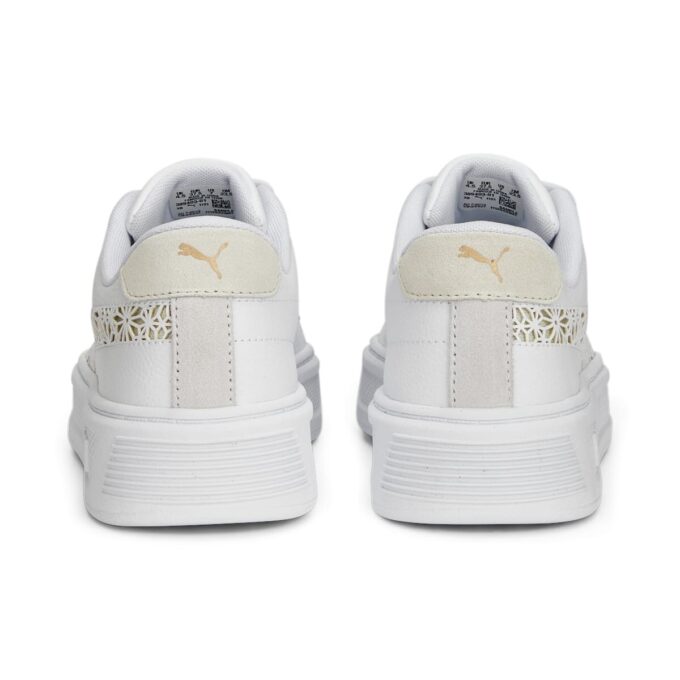 (WMNS) Smash Platform V3 “Laser Cut White Pristine Gold”
