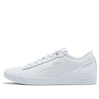 (WMNS) Smash v2 Leather “Triple White”