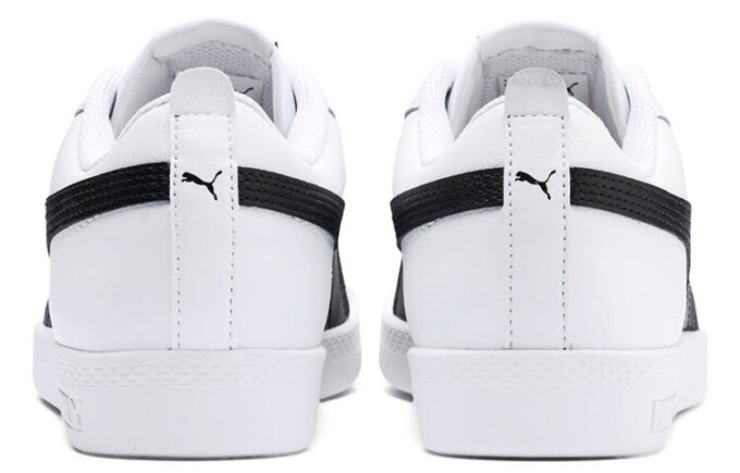 (WMNS) Smash v2 Leather “White Black”