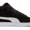 (WMNS) Smash V2 Plus Fleece Mid-Top Sneakers Black
