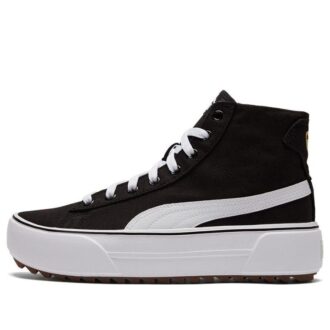 (WMNS) Sneakers Kaia Mid CV Black/White